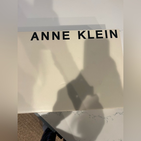 Anne Klein Black Knee-High Leather Boots - Women's Fashion Boots - Picture 8 of 8